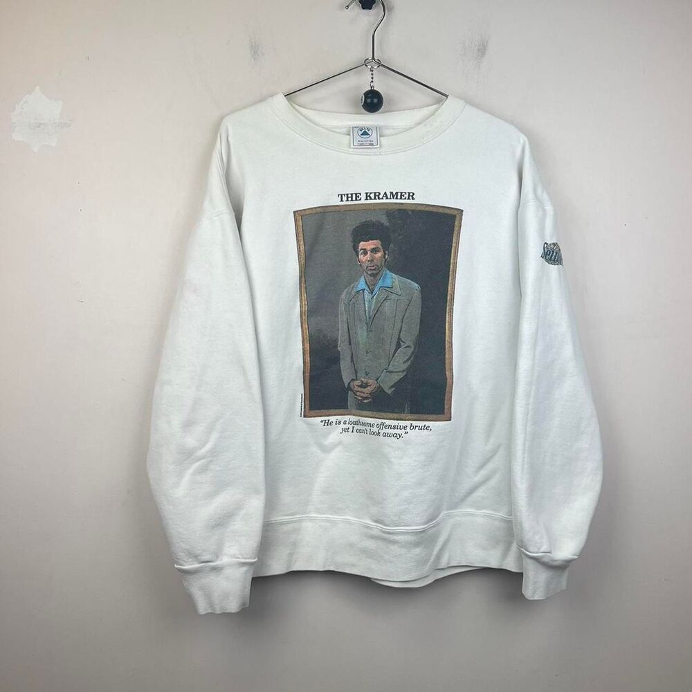 Vintage Seinfeld The Kramer Portrait Sweatshirt Size XL